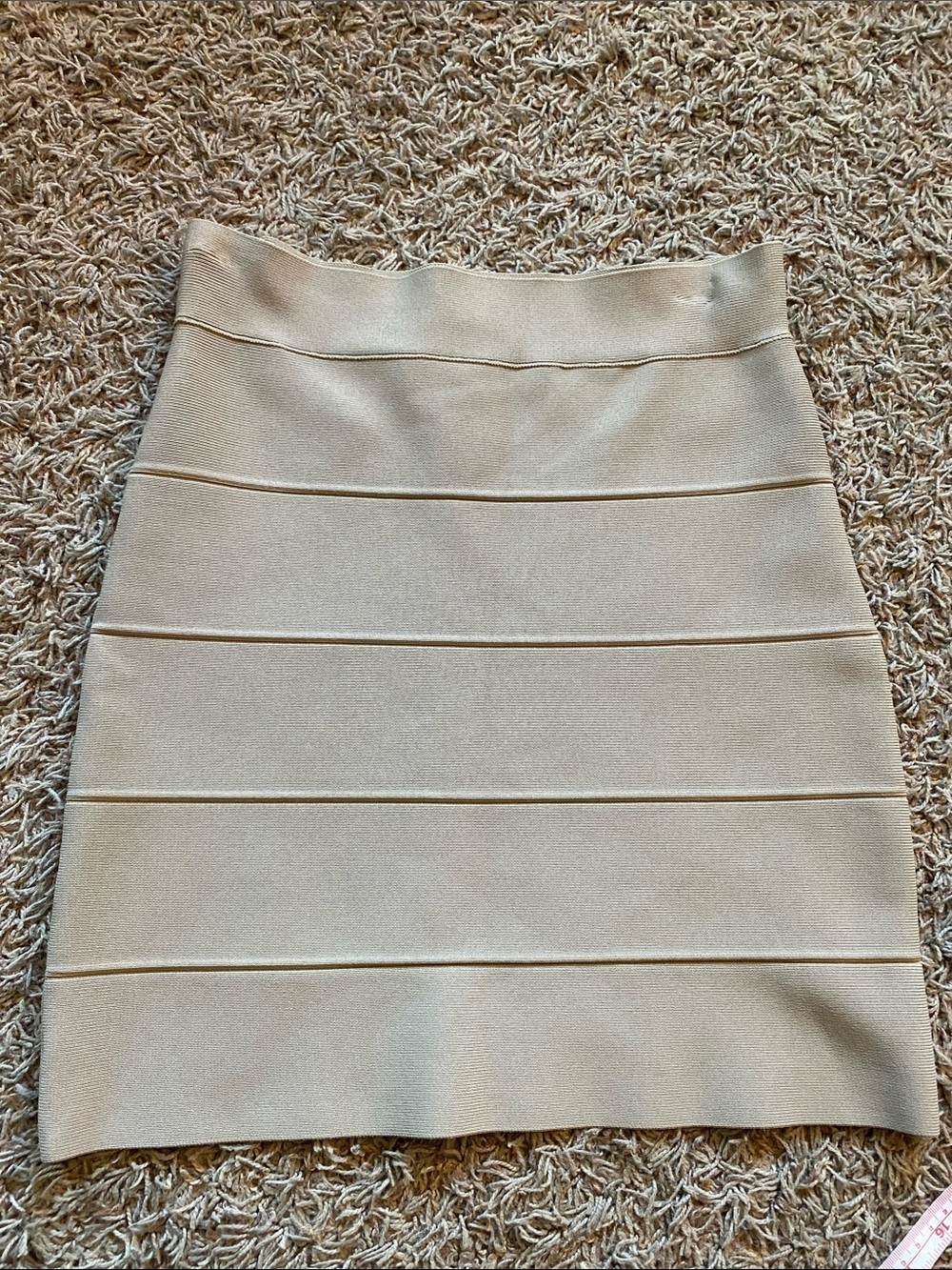 BCBGMaxAzria Beige Bandage Pencil Skirt/S